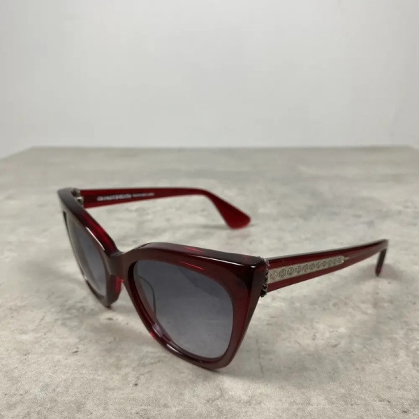 Chrome Hearts GLITTER GOO II RCRYS Sunglasses Red