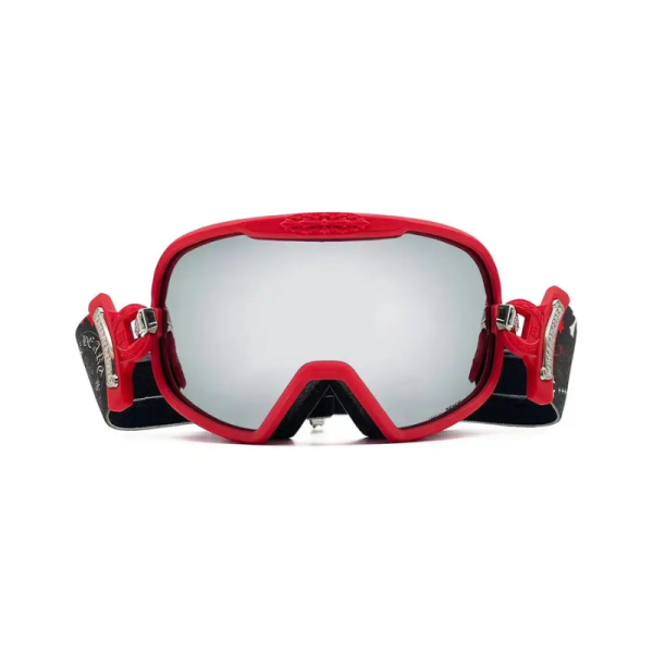 Chrome Hearts SILVER MORNING Red Ski Goggles