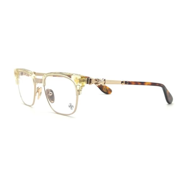 chrome heart - Pale Ale Havana Gold Rx Glasses (1)