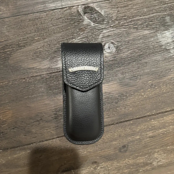hearts leather glasses case